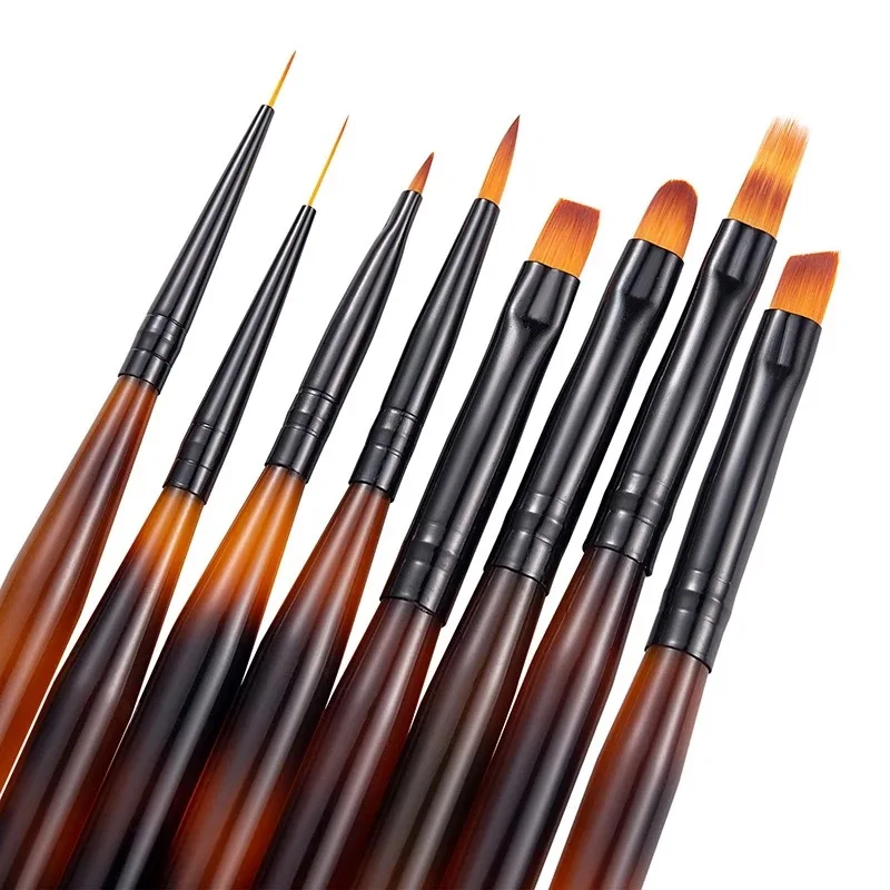 8Pcs/set Nail Art Decoration Brush Manicure Gel Brush Set for Acrylic UV Gel Nail Painting Drawing Liner Brush Kit Salon Tools
8Pcs/set Nail Art Decoration Brush Manicure Gel Brush Set for Acrylic UV Gel Nail Painting Drawing Liner Brush Kit Salon Tools