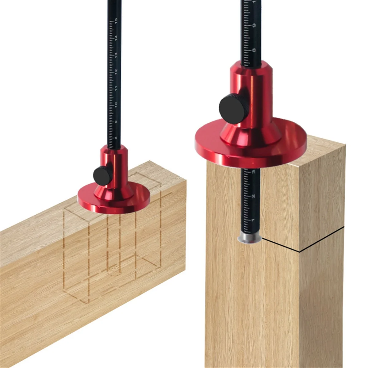 Wheel Marking Gauge Woodworking Scriber Wood Marking Tools with Inch&MM Scale - Parallel Line Drawing Mortise Measuring
Wheel Marking Gauge Woodworking Scriber Wood Marking Tools with Inch&MM Scale - Parallel Line Drawing Mortise Measuring