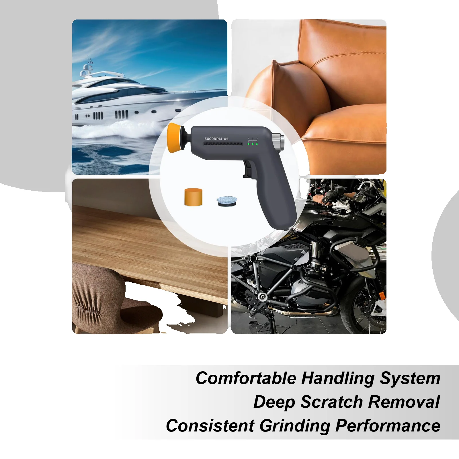 Car Buffer Polisher Waxer Non-Slip Handle Automotive Waxing Machine Car Polisher For Boat Sanding For Trailer RV Truck
Car Buffer Polisher Waxer Non-Slip Handle Automotive Waxing Machine Car Polisher For Boat Sanding For Trailer RV Truck