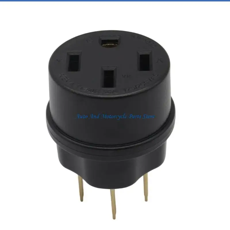P9FD NEMA 14-50P Straight Blade Plug 50A 125/250V Heavy Duty Connector for Appliances Dryers Industrial Appliances Generator
P9FD NEMA 14-50P Straight Blade Plug 50A 125/250V Heavy Duty Connector for Appliances Dryers Industrial Appliances Generator