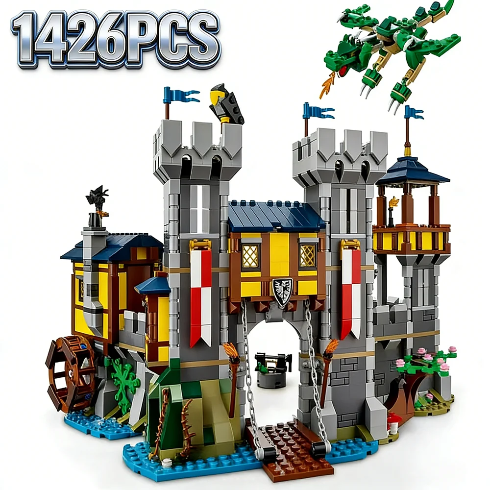 NEW Desktop ornament 3-in-1 Medieval Castle Fit 31120 Collecti for Children Birthday Gift Set 1426PCS
NEW Desktop ornament 3-in-1 Medieval Castle Fit 31120 Collecti for Children Birthday Gift Set 1426PCS