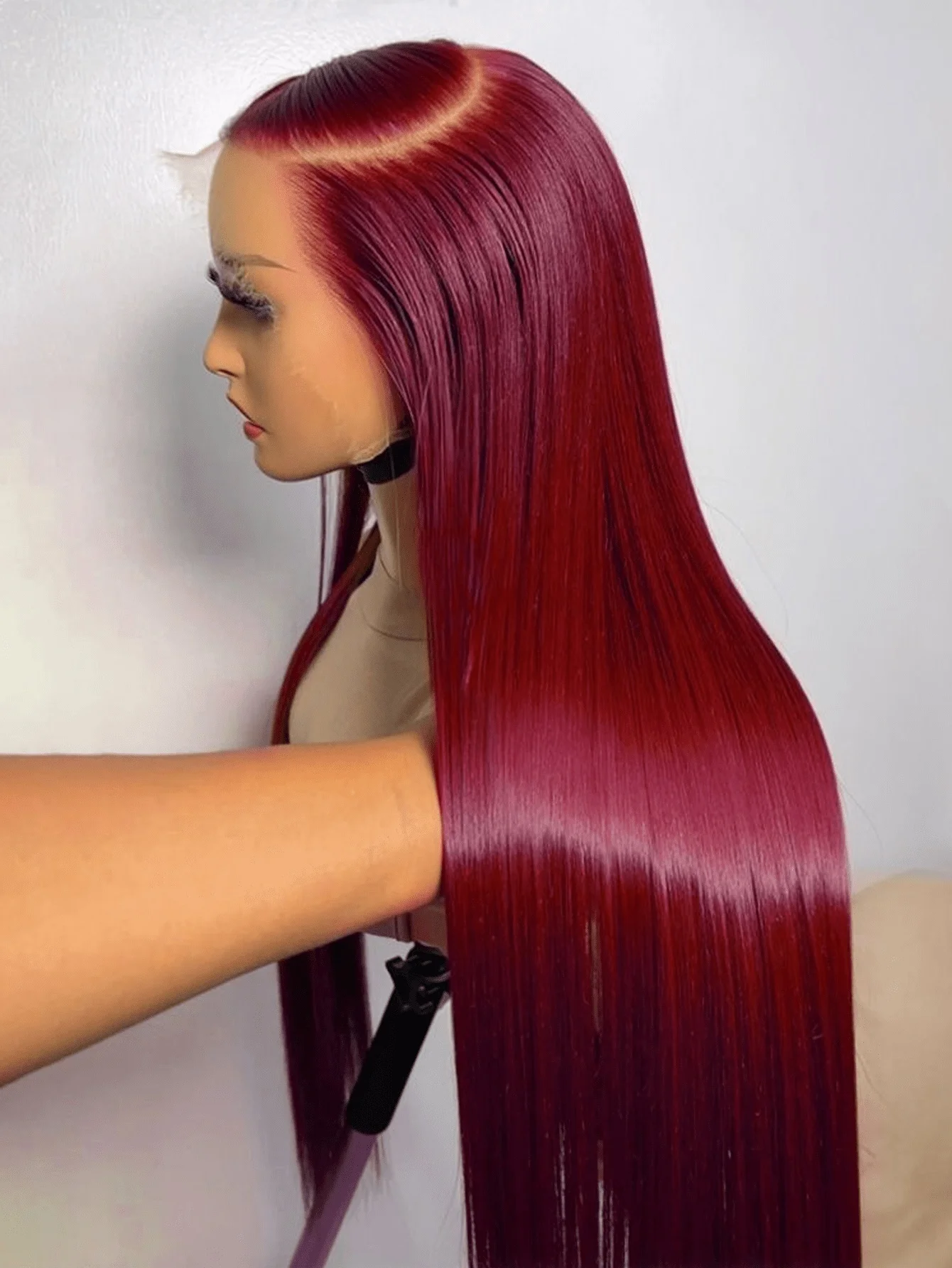 99J Red Lace Front Human Hair Wigs Colored Brazilian Straight Burgundy 13x4 13x6 Lace Frontal Wig Red Lace Frontal Wig For Women
99J Red Lace Front Human Hair Wigs Colored Brazilian Straight Burgundy 13x4 13x6 Lace Frontal Wig Red Lace Frontal Wig For Women
