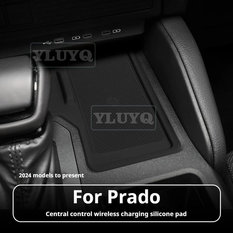 For 2024 Toyota Prado Land Cruiser LC250 Central Console Wireless Charging Pad Silicone Non-Slip Mat Storage Mat Accessories
For 2024 Toyota Prado Land Cruiser LC250 Central Console Wireless Charging Pad Silicone Non-Slip Mat Storage Mat Accessories