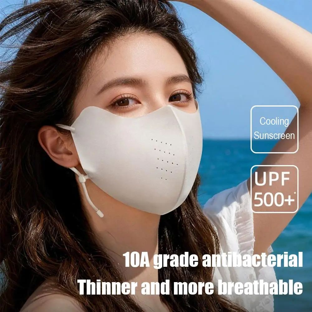 UPF 500+ Sun Protection Face Mask, Cool-Touch 3D Breathable Mask Adjustable Ear Loops for UV Protection for Outdoor Activities
UPF 500+ Sun Protection Face Mask, Cool-Touch 3D Breathable Mask Adjustable Ear Loops for UV Protection for Outdoor Activities