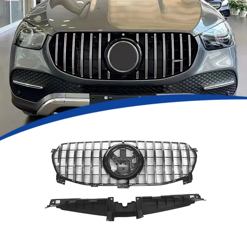 For Benz W167 GLE350 GLE450 GLE580 GLE53 AMG GT R 2020-202 Front Grille Glossy Black
For Benz W167 GLE350 GLE450 GLE580 GLE53 AMG GT R 2020-202 Front Grille Glossy Black