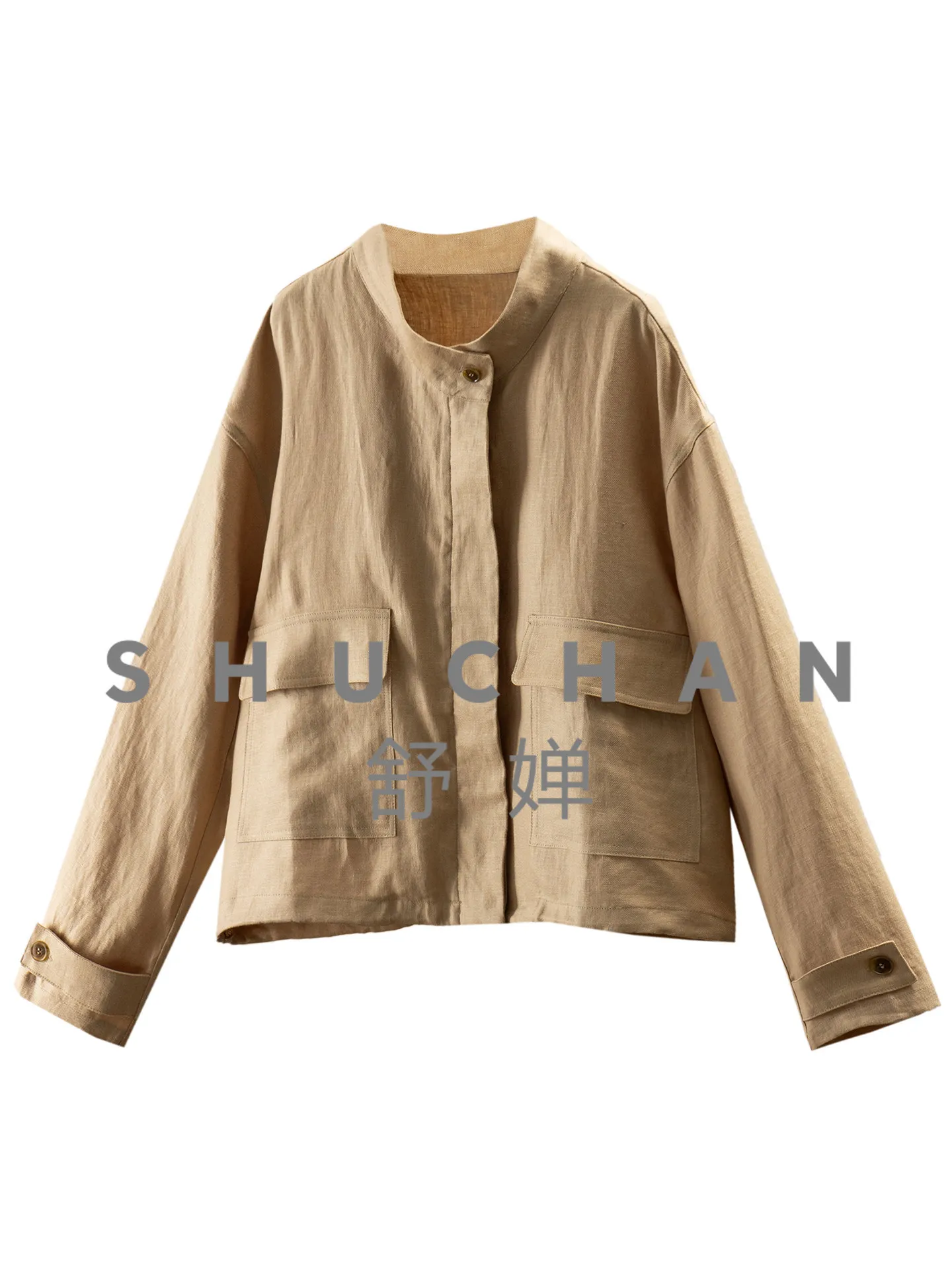 Casual Tooling Wind 100 Linen Drawstring Pendulum Collar Lapel Jacket Women 36K0 casacos femininos inverno 2026
Casual Tooling Wind 100 Linen Drawstring Pendulum Collar Lapel Jacket Women 36K0 casacos femininos inverno 2026