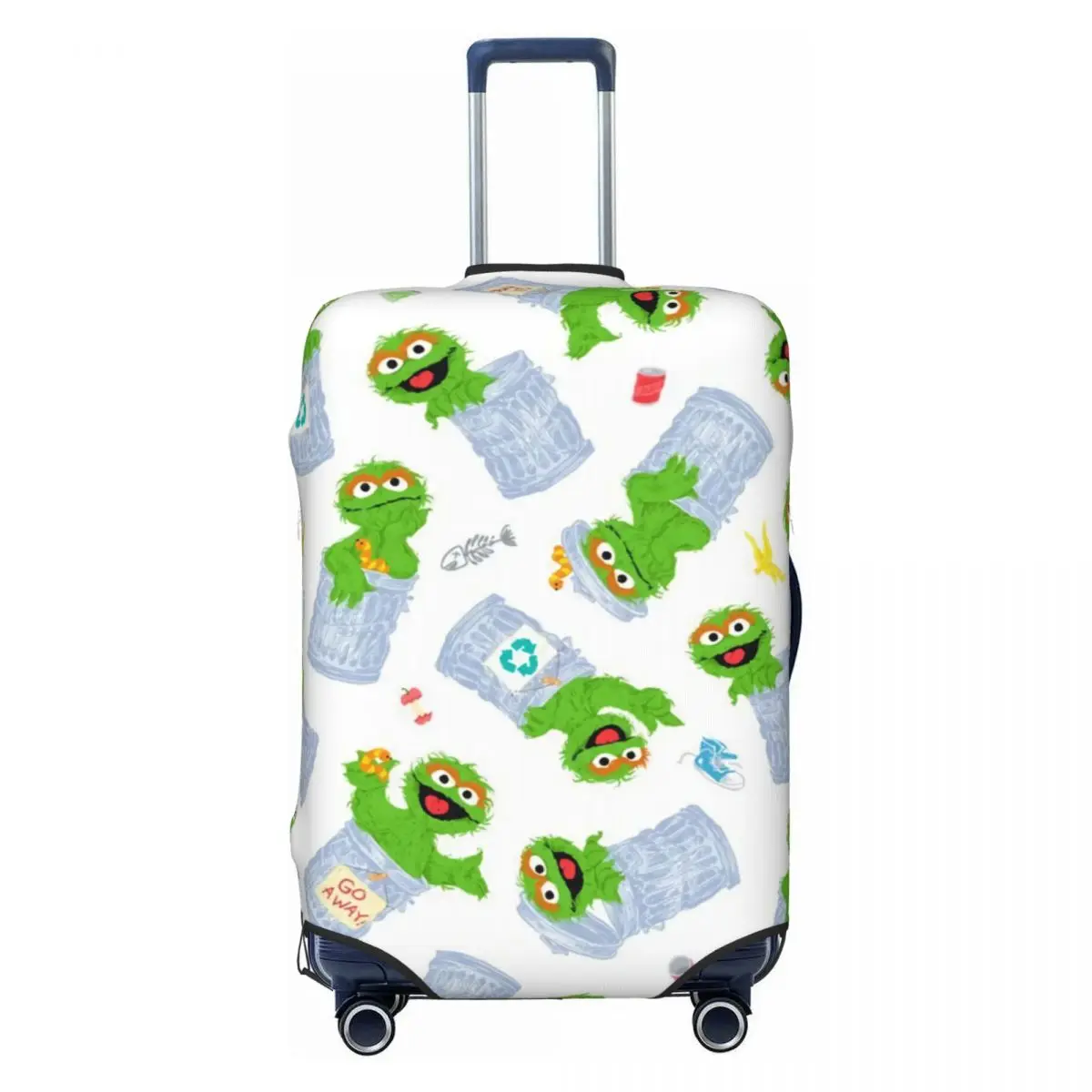 Custom Funny Cartoon Cookie Monster Pattern Suitcase Cover Washable Muppets Luggage Protective Covers for 18-32 inch
Custom Funny Cartoon Cookie Monster Pattern Suitcase Cover Washable Muppets Luggage Protective Covers for 18-32 inch