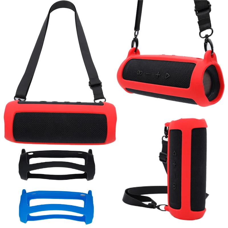 Soft Travel Carrying Protective Silicone Case for JBL Flip 5 Bluetooth-compatible Speaker Bag Cover
Soft Travel Carrying Protective Silicone Case for JBL Flip 5 Bluetooth-compatible Speaker Bag Cover