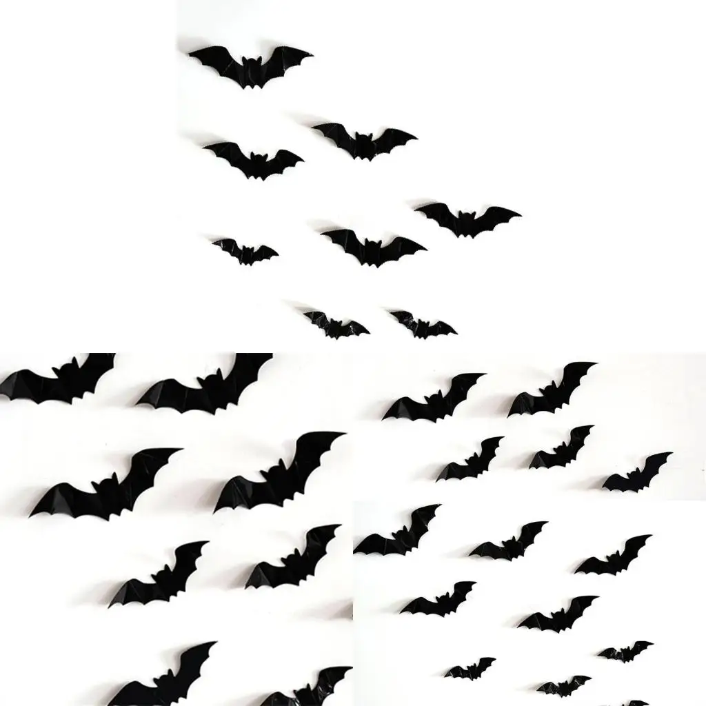 16Pcs Decorative Scary Bats Wall Decals Wall Sticker Halloween Eve Halloween Party Decor Home Window Decoration Set
16Pcs Decorative Scary Bats Wall Decals Wall Sticker Halloween Eve Halloween Party Decor Home Window Decoration Set