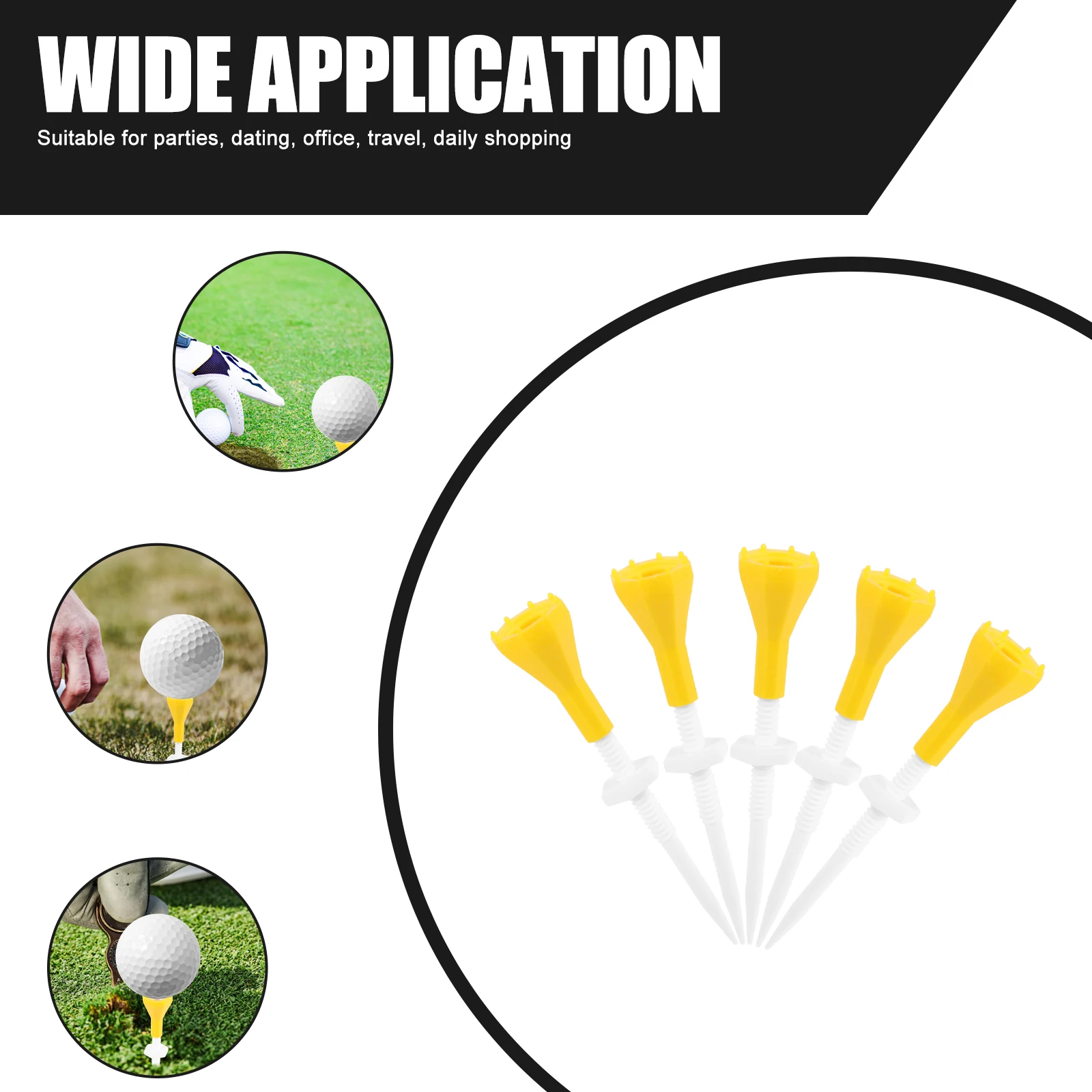 Golf Tee Supplies Training Tool Golfs Ball Stands Tees Reusable Holder Practice Accessories
Golf Tee Supplies Training Tool Golfs Ball Stands Tees Reusable Holder Practice Accessories