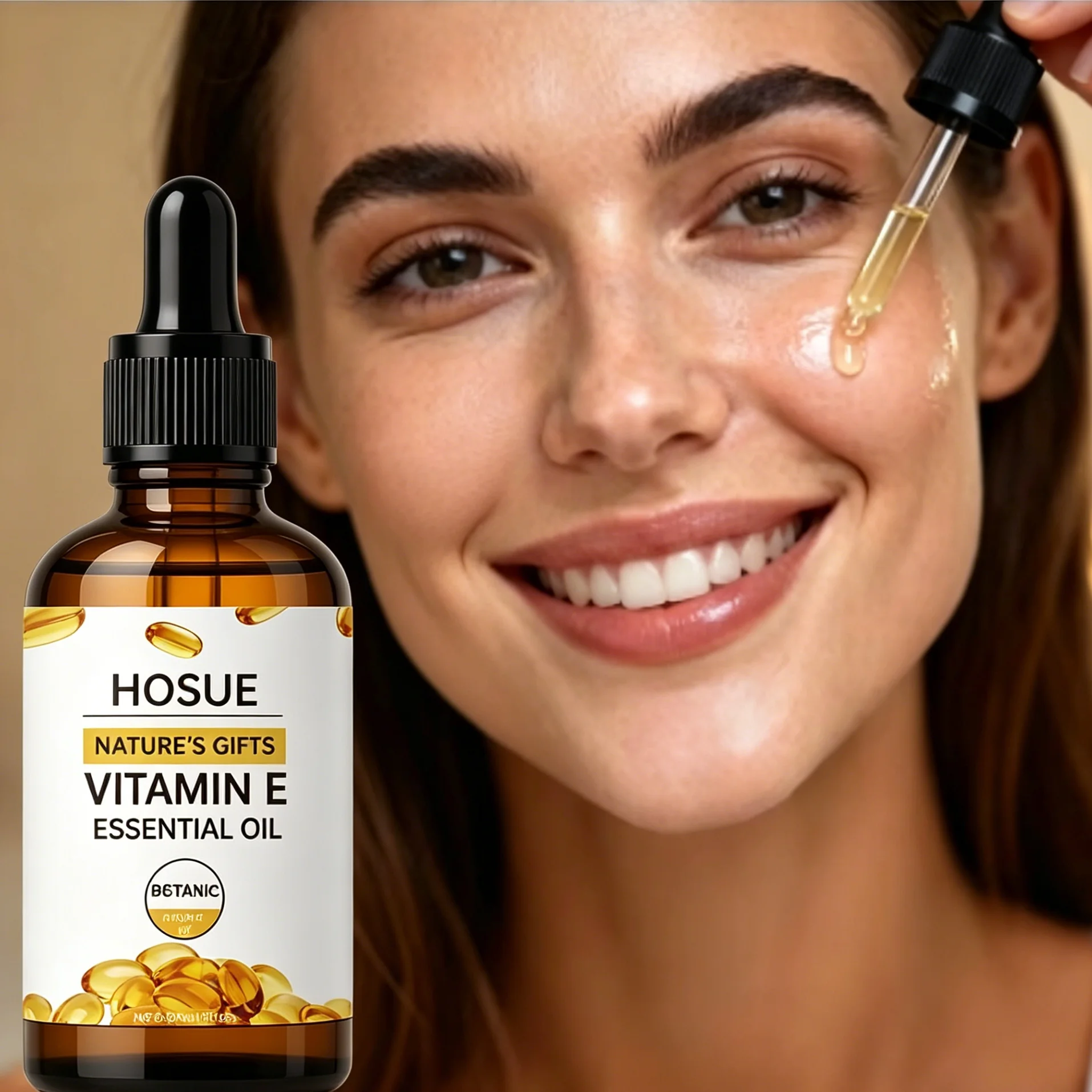 Vitamin E Essence Oil 30ml,Moisturizes Skincare And Soothing Barrier,Refreshing And Non-greasy,Fast-absorbing Essential Oil
Vitamin E Essence Oil 30ml,Moisturizes Skincare And Soothing Barrier,Refreshing And Non-greasy,Fast-absorbing Essential Oil
