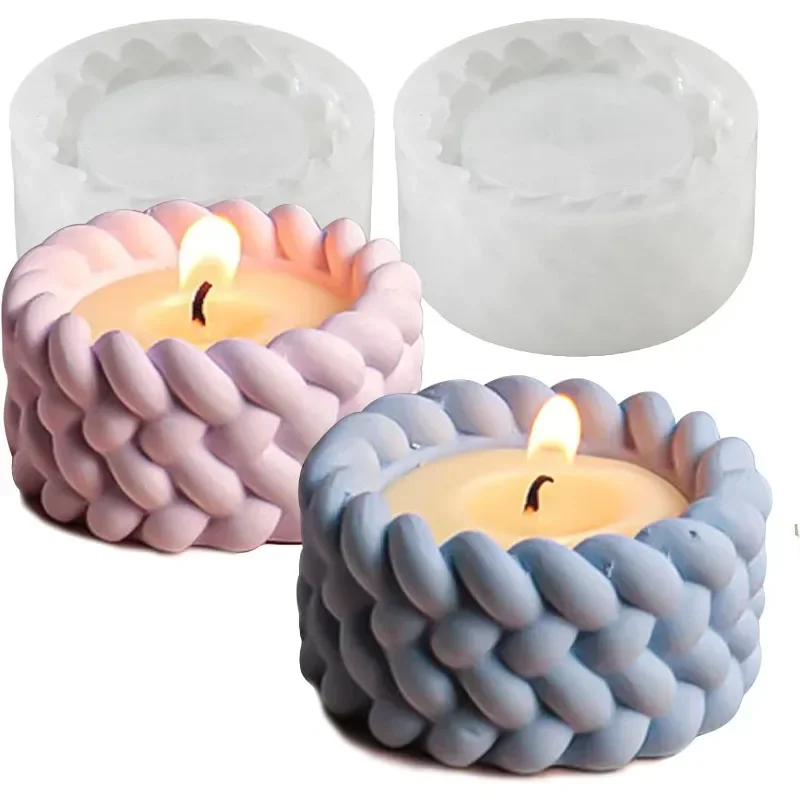 2PCS Knot Shape Tea Light Holder Mold, Candle Holder Silicone Resin Mold, Cylindrical Jewelry Holder Container Storage Mold
2PCS Knot Shape Tea Light Holder Mold, Candle Holder Silicone Resin Mold, Cylindrical Jewelry Holder Container Storage Mold