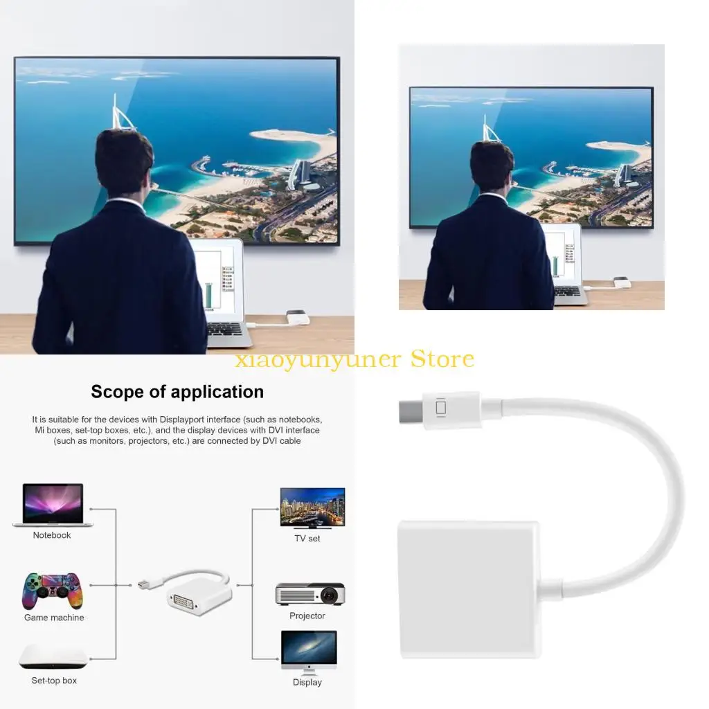 P9JB Переходник Mini-DVI на адаптер DVI «папа-мама»
P9JB Переходник Mini-DVI на адаптер DVI «папа-мама»