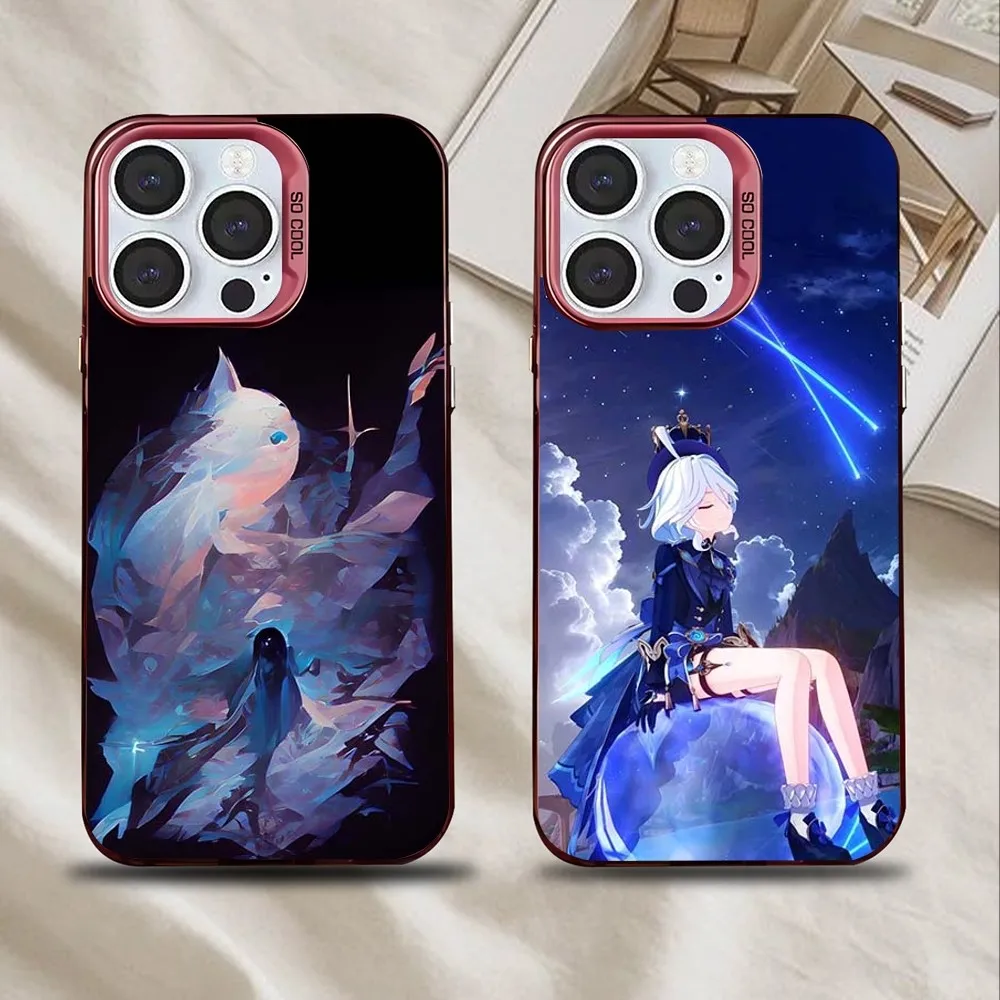Shenhe Genshin Impact Furina Phone Case For iPhone 16,15,14,13,12,11,Mini,Pro,SE,MAX Pink Matte Silicone Cover
Shenhe Genshin Impact Furina Phone Case For iPhone 16,15,14,13,12,11,Mini,Pro,SE,MAX Pink Matte Silicone Cover