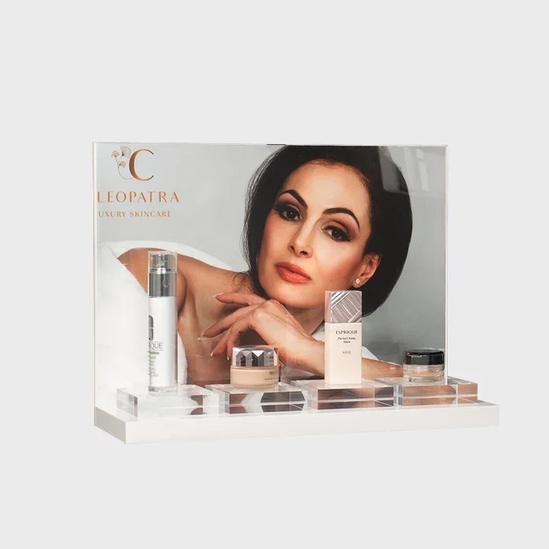 Custom Design Beauty Skincare Display Stand Perfume Displays Countertop Acrylic Cosmetic Makeup Display Stand
Custom Design Beauty Skincare Display Stand Perfume Displays Countertop Acrylic Cosmetic Makeup Display Stand