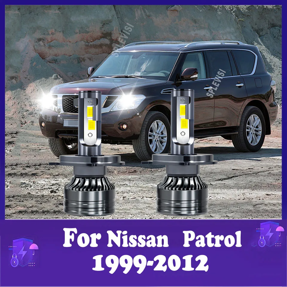 2Pcs HiLow H4 LED Car Headlights 6000K For NISSAN Patrol 1999 2000 2001 2002 2003 2004 2005 2006 2007 2008 2009 2010 2011 2012
2Pcs HiLow H4 LED Car Headlights 6000K For NISSAN Patrol 1999 2000 2001 2002 2003 2004 2005 2006 2007 2008 2009 2010 2011 2012