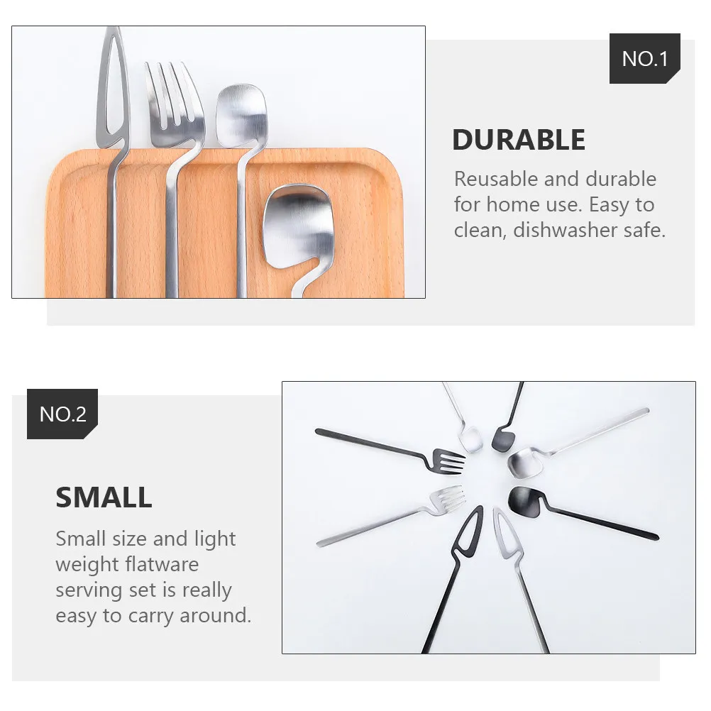 1Set Stainless Steel Cutlery Kit Smooth Safe No Burrs Tableware for Home Camping Hiking Picnic Use Chic Tableware
1Set Stainless Steel Cutlery Kit Smooth Safe No Burrs Tableware for Home Camping Hiking Picnic Use Chic Tableware