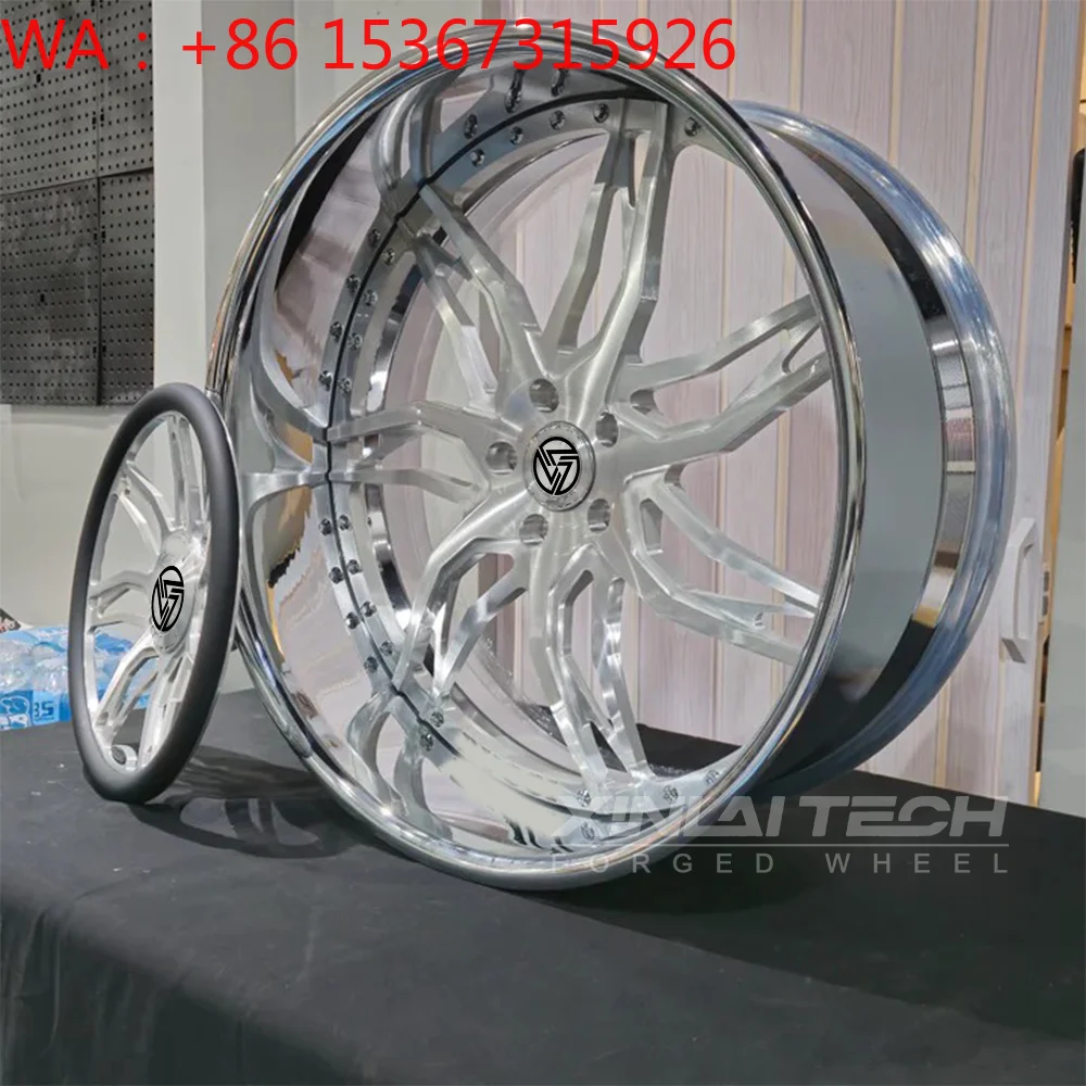 Big Lip Chrome Brushed Forged Wheels 22-24 Inch 5x115 5x127 6x139.7 PCD Offroad Truck Rims
Big Lip Chrome Brushed Forged Wheels 22-24 Inch 5x115 5x127 6x139.7 PCD Offroad Truck Rims