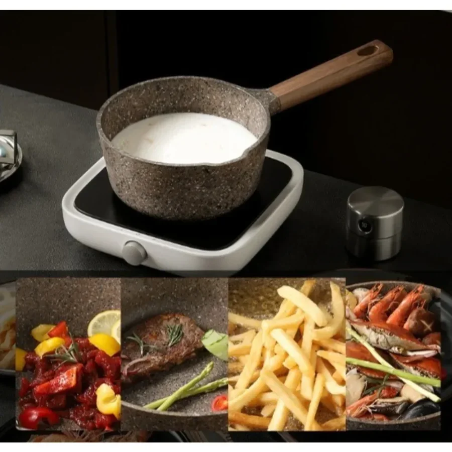 DONNOR PFOA/PFOS Free Camping Pot Nonstick Sauce Pan with Lid Granite Coating 1.4QT Mini Kitchen Cooking Pot Noodle Pot
DONNOR PFOA/PFOS Free Camping Pot Nonstick Sauce Pan with Lid Granite Coating 1.4QT Mini Kitchen Cooking Pot Noodle Pot