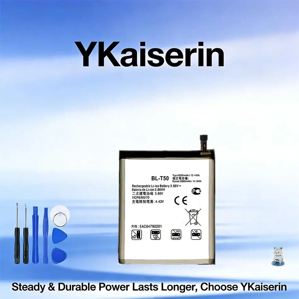 Mobile Phone Battery For LG Velvet 5G UW LM-G900 G900N G900V G900EM Premium Replacement 4000mAh BL-T50
Mobile Phone Battery For LG Velvet 5G UW LM-G900 G900N G900V G900EM Premium Replacement 4000mAh BL-T50