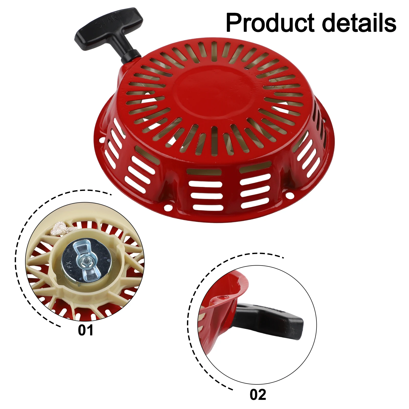 Красный комплект стартера с ручным запуском для Honda, включая стартер и стартерную чашку, для Honda GX620
Красный комплект стартера с ручным запуском для Honda, включая стартер и стартерную чашку, для Honda GX620