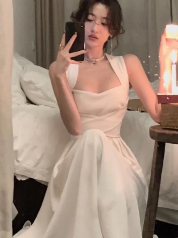 Elegant Midi Bandge Slim Dress Women's Summer New Fashion Lady One Piece Evening Party Prom Femme Clothing Outfits Vestidos
Elegant Midi Bandge Slim Dress Women's Summer New Fashion Lady One Piece Evening Party Prom Femme Clothing Outfits Vestidos
