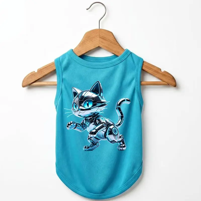 Cyberpunk Cat Dog Vest - Summer Cooling, Non-Cotton Pet Tank Top
Cyberpunk Cat Dog Vest - Summer Cooling, Non-Cotton Pet Tank Top