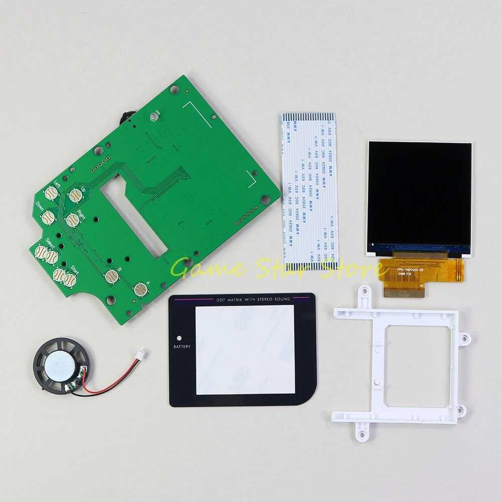 5sets 2.6 inch LCD Backlit Brighter Highlight Display Screen Modification Kit For GameBoy Classic GB V3.0 IPS Screen
5sets 2.6 inch LCD Backlit Brighter Highlight Display Screen Modification Kit For GameBoy Classic GB V3.0 IPS Screen