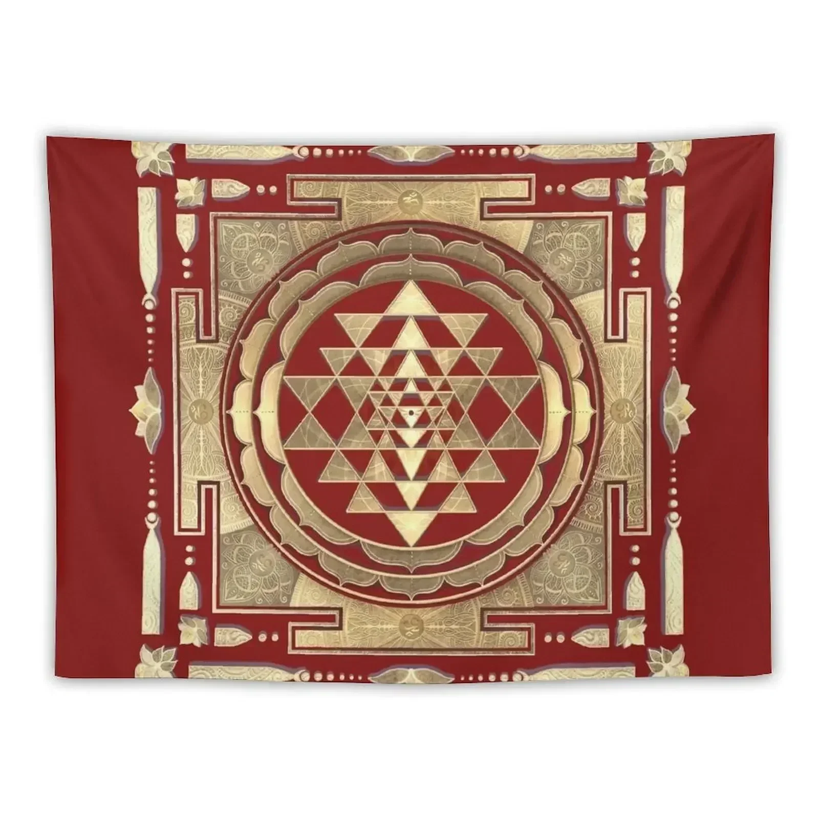 GOLDEN SRI YANTRA (temple umber background) Tapestry Decoration For Rooms Home And Comfort Decor Tapestry
GOLDEN SRI YANTRA (temple umber background) Tapestry Decoration For Rooms Home And Comfort Decor Tapestry