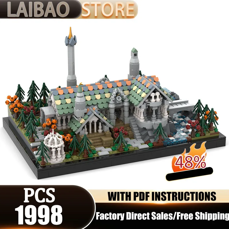 Ring Model Moc Building Blocks Miniature Scene Model Technology Bricks Christmas Assembly DIY Toys Constructrion Gifts
Ring Model Moc Building Blocks Miniature Scene Model Technology Bricks Christmas Assembly DIY Toys Constructrion Gifts