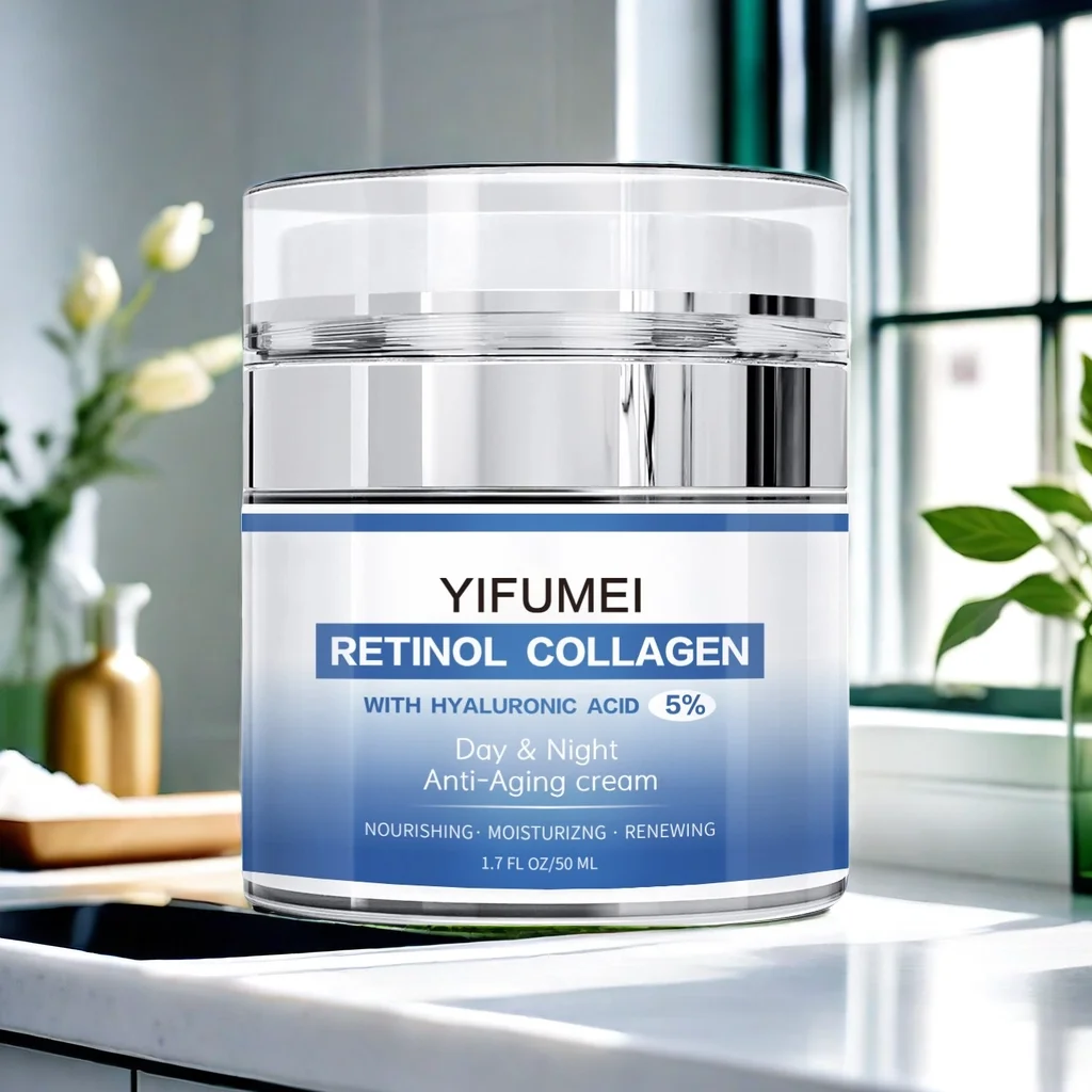 Retinol Collagen With 5% Hyaluronic Acid Day Night Firming Lifting Face Whitening Anti Aging Wrinkle Collagen Moisturizing Cream
Retinol Collagen With 5% Hyaluronic Acid Day Night Firming Lifting Face Whitening Anti Aging Wrinkle Collagen Moisturizing Cream