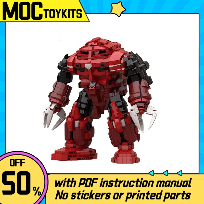 MOC Building Block Set Toy Robot Xia Ya MSM-07S Red Magic Crab Level 10 Difficulty Mecha Model 40cm Large Collectible Ornament
MOC Building Block Set Toy Robot Xia Ya MSM-07S Red Magic Crab Level 10 Difficulty Mecha Model 40cm Large Collectible Ornament