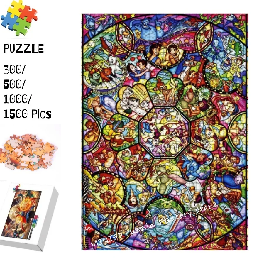 Puzzles Disney Cartoon Movies Jigsaw Puzzle Cardboard/wooden 108/200/300/500/1000 Pcs for Adults Kids Gifts Toys Family Games
Puzzles Disney Cartoon Movies Jigsaw Puzzle Cardboard/wooden 108/200/300/500/1000 Pcs for Adults Kids Gifts Toys Family Games