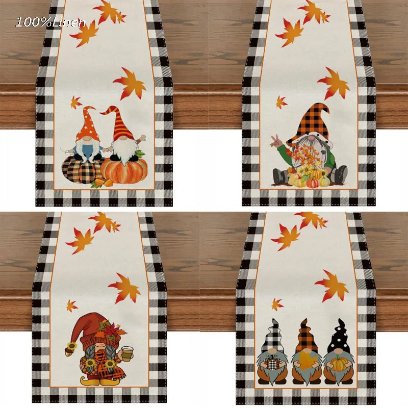 HOT linen Thanksgiving Faceless Gnome printed bed table runner flag cloth cover kitchen Table decoration and accessories
HOT linen Thanksgiving Faceless Gnome printed bed table runner flag cloth cover kitchen Table decoration and accessories