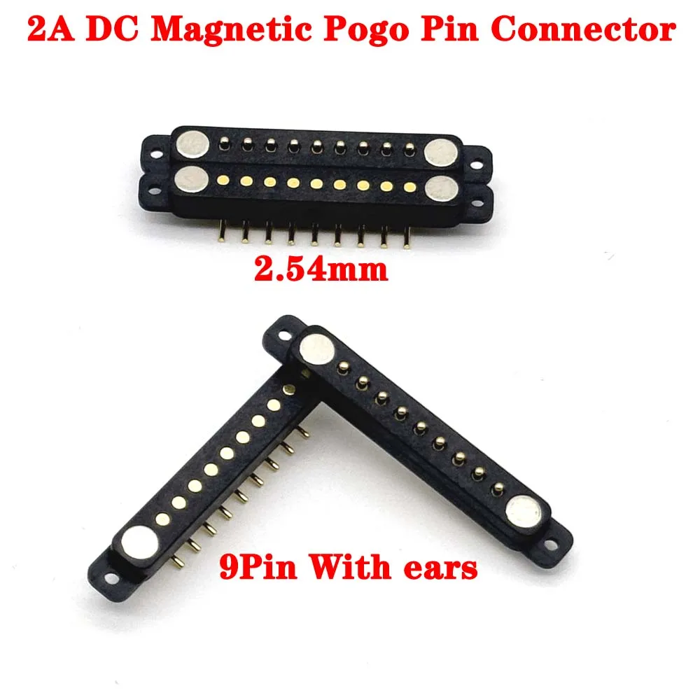 9Pin With ears Waterproof Magnetic Pogo Pin Connector Spring Loaded Male Female Curved Needle DC Signal Transmission Charging
9Pin With ears Waterproof Magnetic Pogo Pin Connector Spring Loaded Male Female Curved Needle DC Signal Transmission Charging