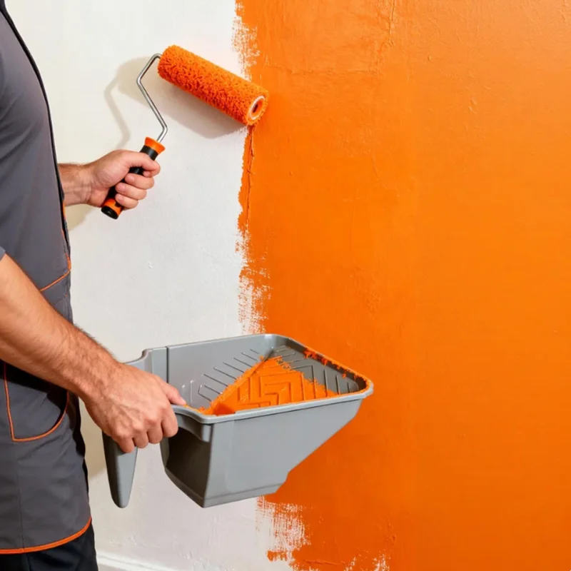 4-дюймовая ручная чашка для краски с роликовой рамой — прочный материал ПП, большая вместимость, легко подходящая для кистей и роликов, серый
4-дюймовая ручная чашка для краски с роликовой рамой — прочный материал ПП, большая вместимость, легко подходящая для кистей и роликов, серый