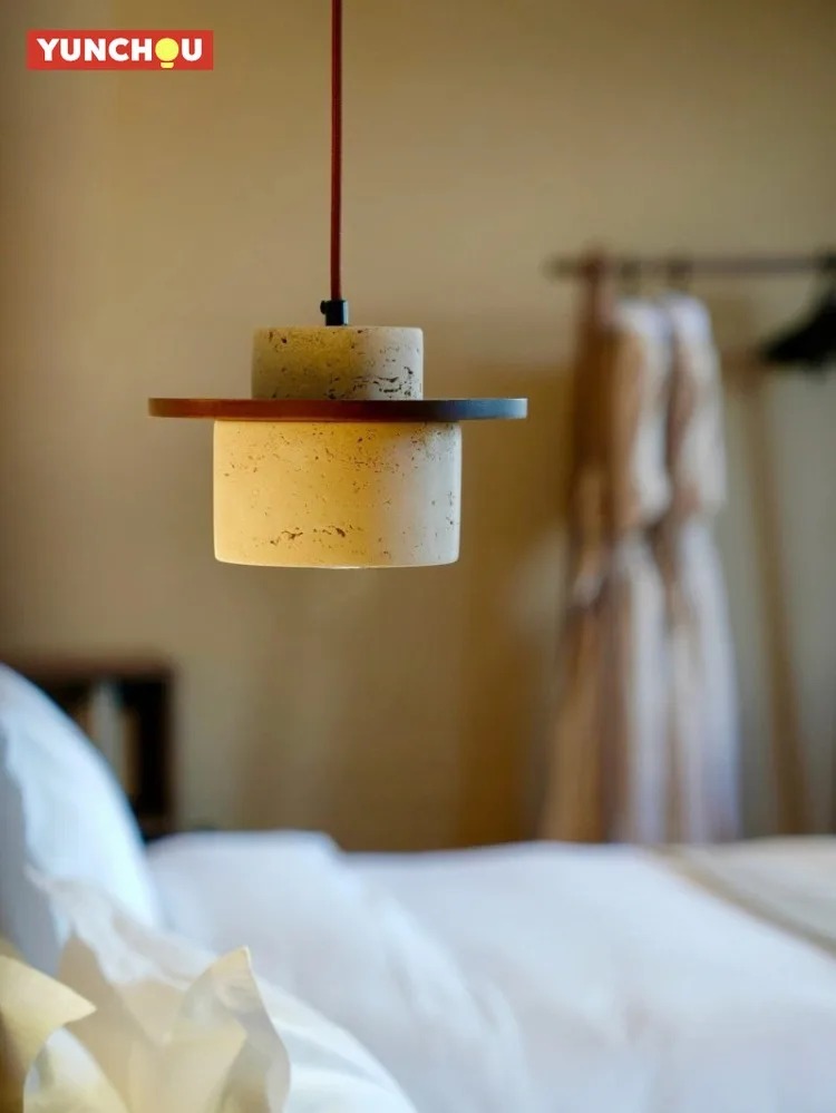 Japanese Style Wabi Sabi Yellow Cave Stone Pendant Lamp Vintage Wood Cream for Bedroom Bedside Bar Restaurant Decor
Japanese Style Wabi Sabi Yellow Cave Stone Pendant Lamp Vintage Wood Cream for Bedroom Bedside Bar Restaurant Decor