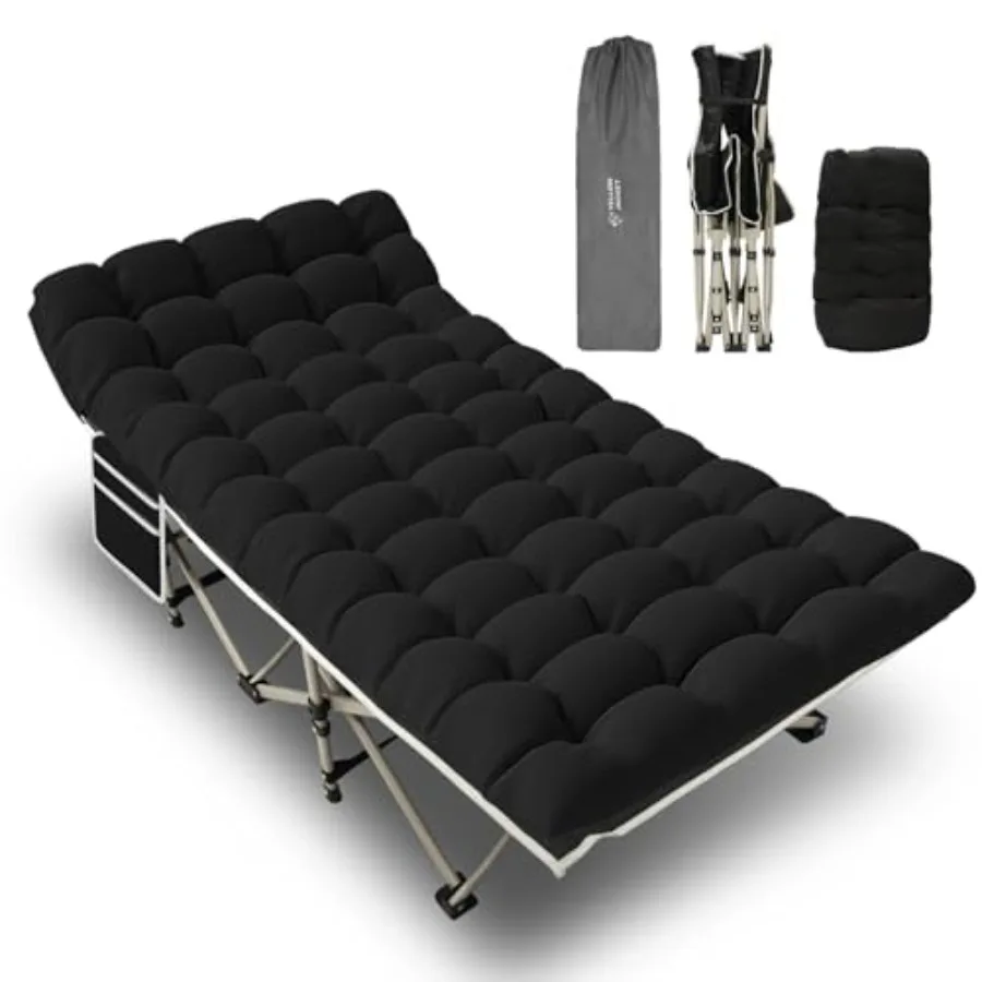 Camping Cot with Mattress for Adults Upgraded 32" Wide Folding Sleeping Cot Portable Camping Cot with Carry Bag Cot for Camping
Camping Cot with Mattress for Adults Upgraded 32" Wide Folding Sleeping Cot Portable Camping Cot with Carry Bag Cot for Camping