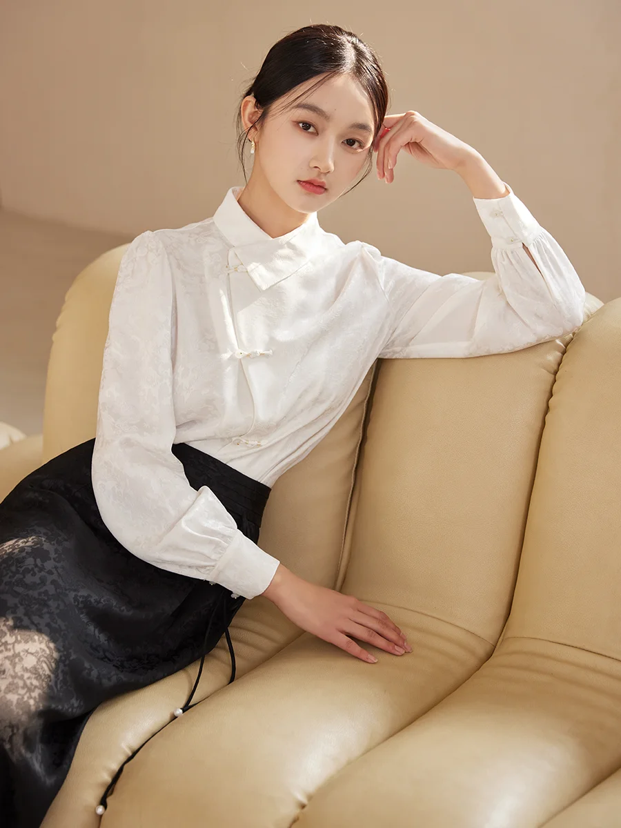 New Chinese Sle Dragon Pattern Embroidery Women's irt Top f Skirt Set Commute Ele Faionable Traditional Costume
New Chinese Sle Dragon Pattern Embroidery Women's irt Top f Skirt Set Commute Ele Faionable Traditional Costume