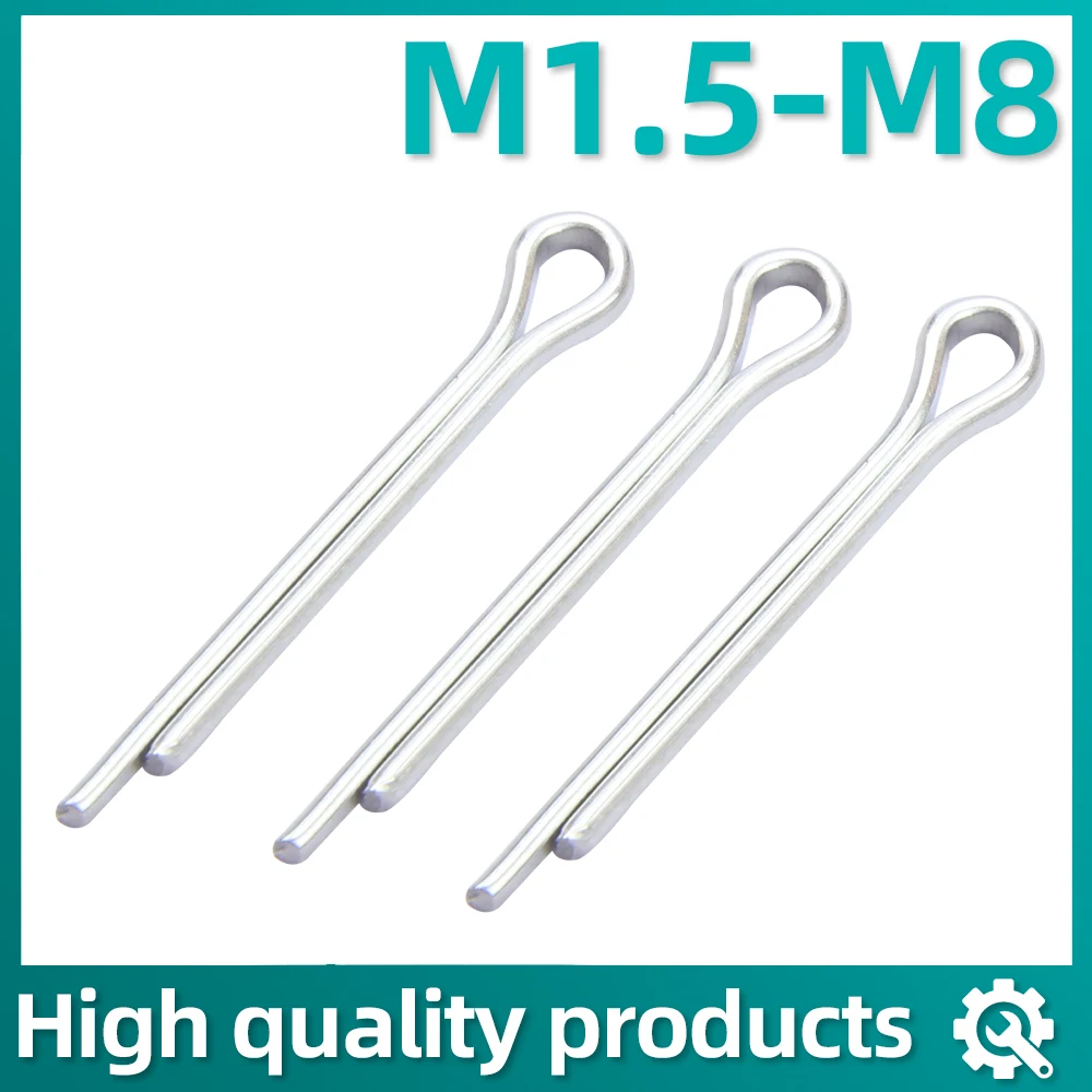 2-50pcs Split Pins Cotter Fixings M1.5 M2 M2.5 M3 M4 M5 M6 M8 304 SS Link Split Cotter Pin for Automotive Repair
2-50pcs Split Pins Cotter Fixings M1.5 M2 M2.5 M3 M4 M5 M6 M8 304 SS Link Split Cotter Pin for Automotive Repair