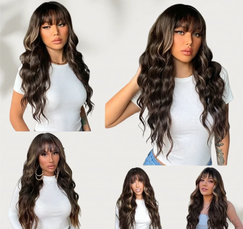 Synthetic Hair Wigs Long Deep Wave Ombre Blonde to Brown Highlight Wig for Women Daily Party Use Natural Soft Fiber Hairpiece
Synthetic Hair Wigs Long Deep Wave Ombre Blonde to Brown Highlight Wig for Women Daily Party Use Natural Soft Fiber Hairpiece