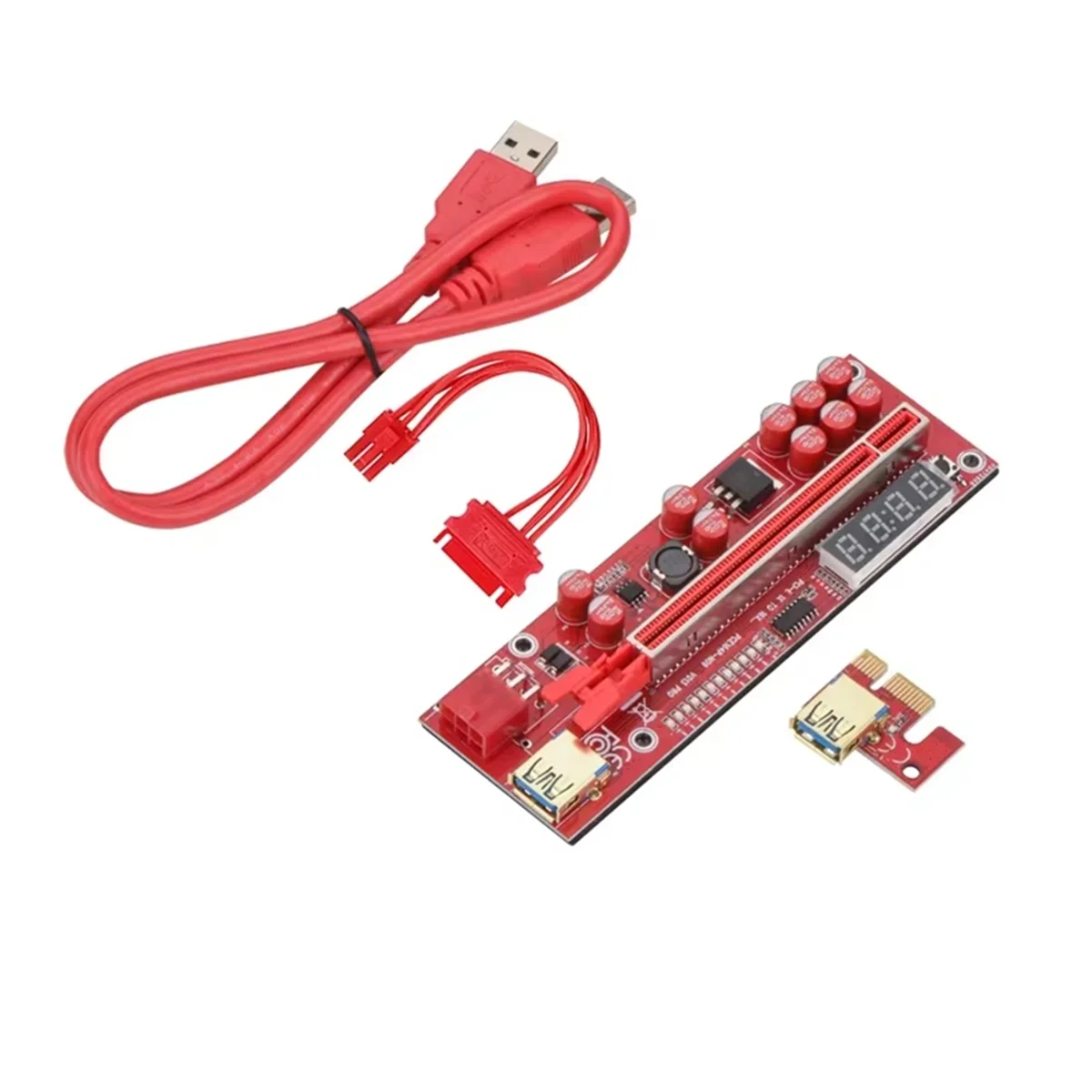 Розничная продажа PCIE Riser 013 Pro PCI Express X16 6-контактный USB 3.0 со светодиодной подсветкой для майнинга биткойнов V013 Pro GPU Riser
Розничная продажа PCIE Riser 013 Pro PCI Express X16 6-контактный USB 3.0 со светодиодной подсветкой для майнинга биткойнов V013 Pro GPU Riser