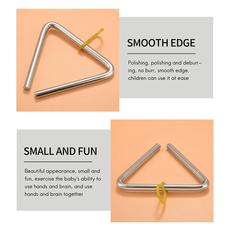 Music Triangle Instrument Set, Hand Percussion Triangle Children Musical Instrument With Striker 3 Pack Triangle 4 Inch
Music Triangle Instrument Set, Hand Percussion Triangle Children Musical Instrument With Striker 3 Pack Triangle 4 Inch