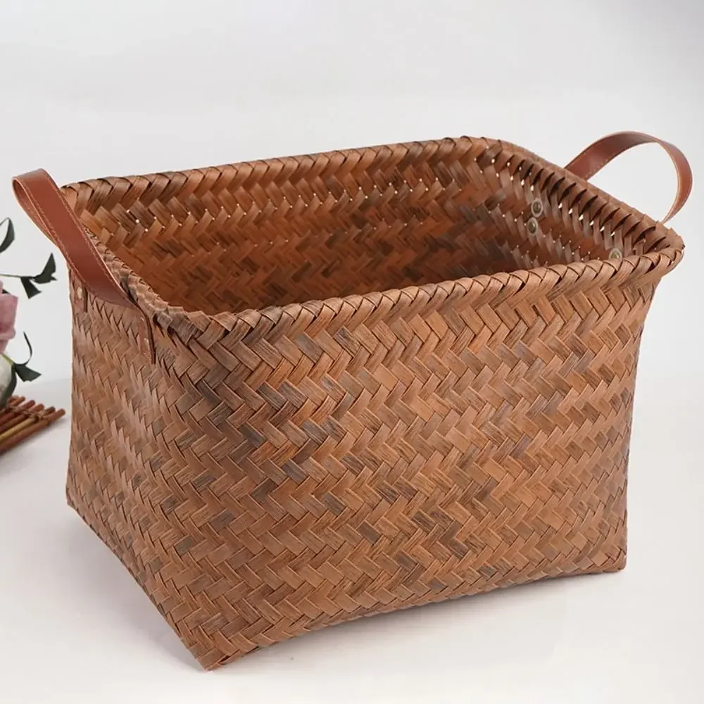 Brown Dirty Clothes Basket New 38cm Imitation Rattan Weaving Picnic Basket Portable Storage Basket Laundry Coquette decor europe
Brown Dirty Clothes Basket New 38cm Imitation Rattan Weaving Picnic Basket Portable Storage Basket Laundry Coquette decor europe