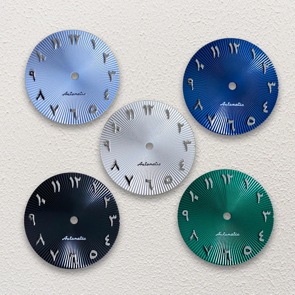 28.5mm S Logo Arab Dial Fit NH35/NH36 Japanese Movement High-Quality Watch Modification Accessories 3/3.8/4 O'clock
28.5mm S Logo Arab Dial Fit NH35/NH36 Japanese Movement High-Quality Watch Modification Accessories 3/3.8/4 O'clock