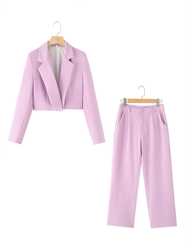 2024 new women's clothing European and American style fashion trend solid color short suit high waist slim trousers suit
2024 new women's clothing European and American style fashion trend solid color short suit high waist slim trousers suit