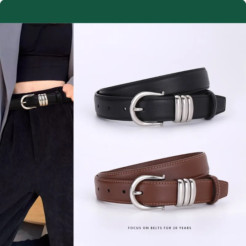European and American Fashion Women's Belt Jeans Belt Casual Minimalist Korean Version Dress Decoration Belt
European and American Fashion Women's Belt Jeans Belt Casual Minimalist Korean Version Dress Decoration Belt