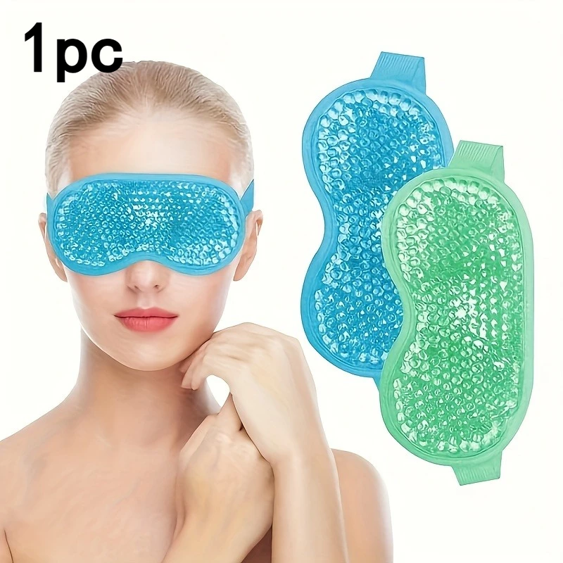 New gel eye mask for cold and hot therapy (ice/hot compress). Cooling beauty eye mask with plush ice pack, designed for sleep
New gel eye mask for cold and hot therapy (ice/hot compress). Cooling beauty eye mask with plush ice pack, designed for sleep