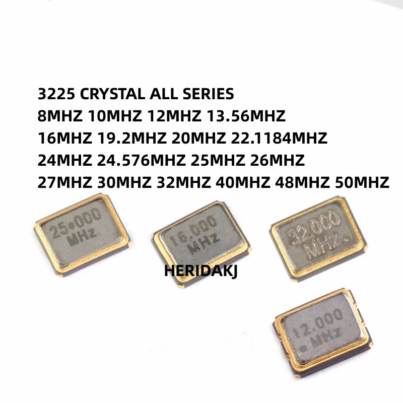 (50 шт.) 3225 Пассивный кварцевый генератор SMD 3,2*2,5 мм8 МГц 10 МГц 12 МГц 16 МГц 20 МГц 24 МГц 25 МГц 26 МГц 27 МГц 30 МГц 32 МГц 40 МГц
(50 шт.) 3225 Пассивный кварцевый генератор SMD 3,2*2,5 мм8 МГц 10 МГц 12 МГц 16 МГц 20 МГц 24 МГц 25 МГц 26 МГц 27 МГц 30 МГц 32 МГц 40 МГц