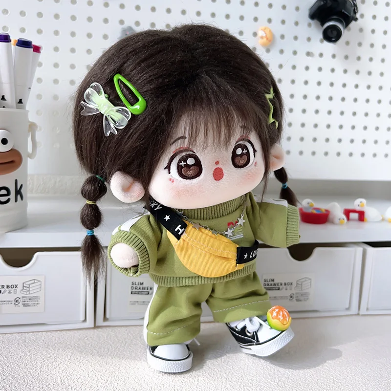 Только одежда, 20 см, хлопковая кукла, пара, повседневная толстовка с капюшоном, кавайный комбинезон, комплект, полосатый рюкзак, сумка через плечо, парусиновая обувь, аксессуары
Только одежда, 20 см, хлопковая кукла, пара, повседневная толстовка с капюшоном, кавайный комбинезон, комплект, полосатый рюкзак, сумка через плечо, парусиновая обувь, аксессуары 